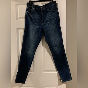 White House Black Market Jeans size 16long everyday soft skinny extra high rise